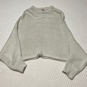 Cream bat wing sweater